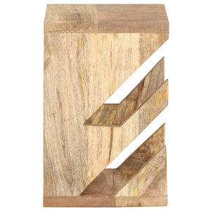 vidaXL Support mural pour skateboard 25x20x30 cm Bois de manguier massif