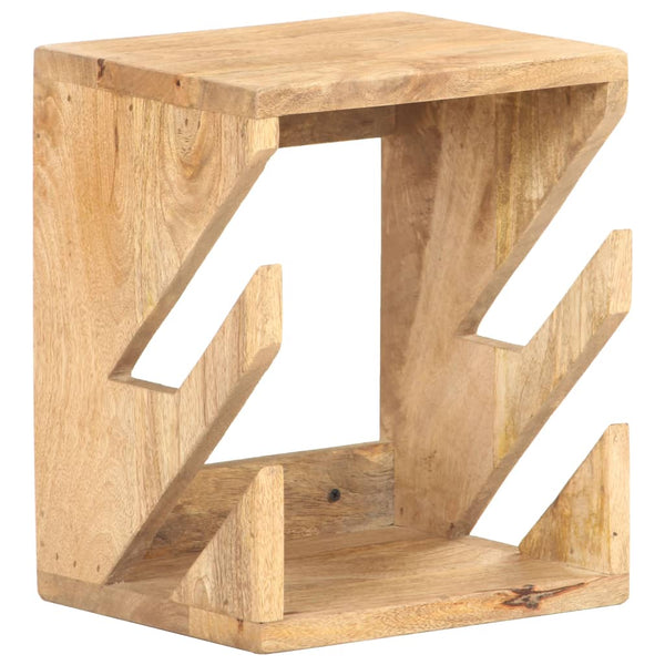 vidaXL Support mural pour skateboard 25x20x30 cm Bois de manguier massif