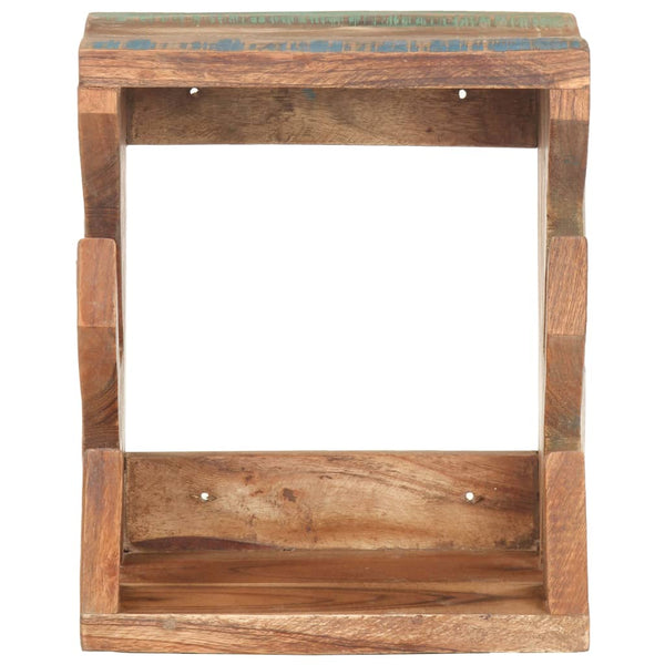 vidaXL Support mural pour skateboard 25x20x30 cm Bois massif recyclé