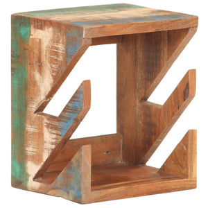 vidaXL Support mural pour skateboard 25x20x30 cm Bois massif recyclé
