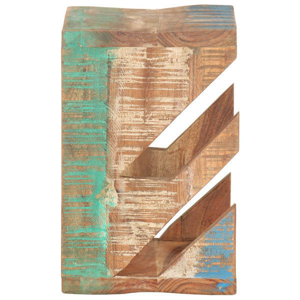 vidaXL Support mural pour skateboard 25x20x30 cm Bois massif recyclé