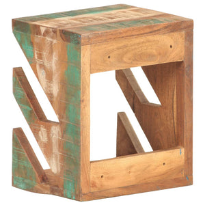 vidaXL Support mural pour skateboard 25x20x30 cm Bois massif recyclé