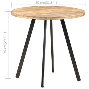 Esstisch Mangoholz 80 cm