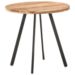 Akazie Esstisch 80 cm Massivholz