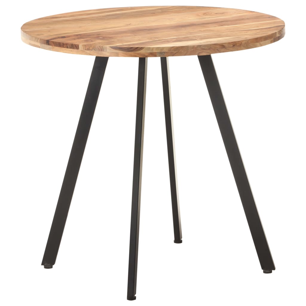 Akazie Esstisch 80 cm Massivholz