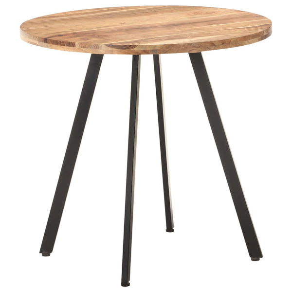 Akazie Esstisch 80 cm Massivholz