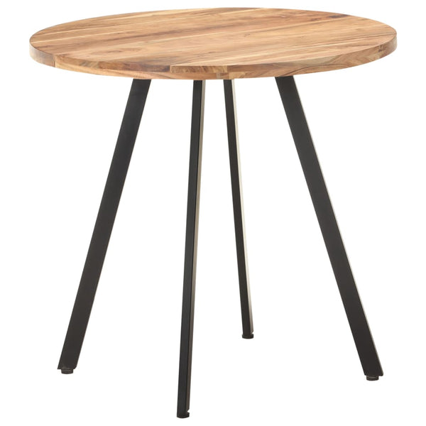 Akazie Esstisch 80 cm Massivholz