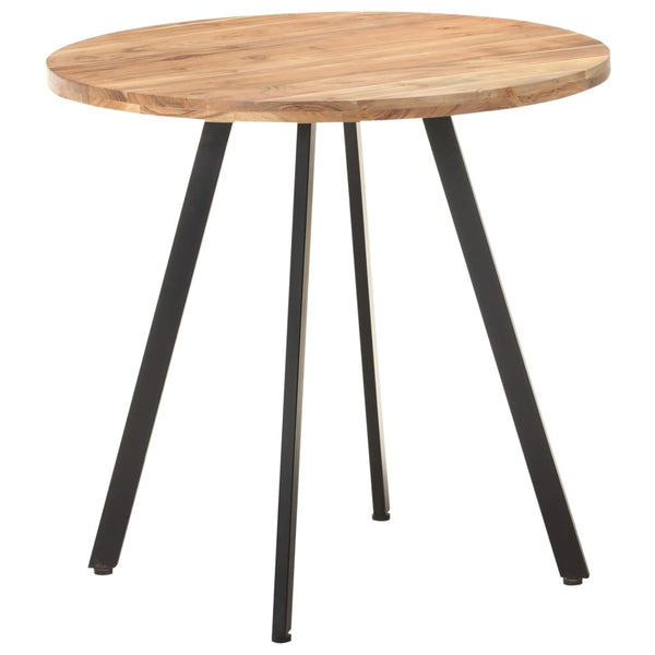 Akazie Esstisch 80 cm Massivholz