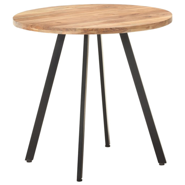Akazie Esstisch 80 cm Massivholz