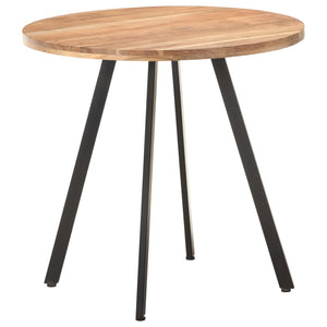 Akazie Esstisch 80 cm Massivholz