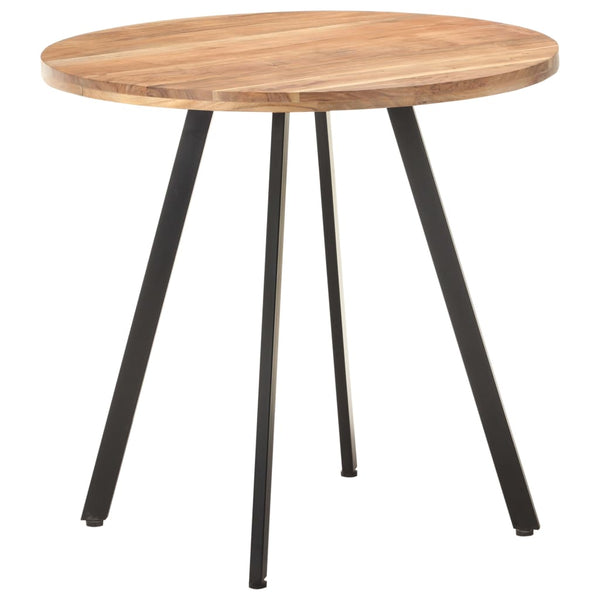 Akazie Esstisch 80 cm Massivholz