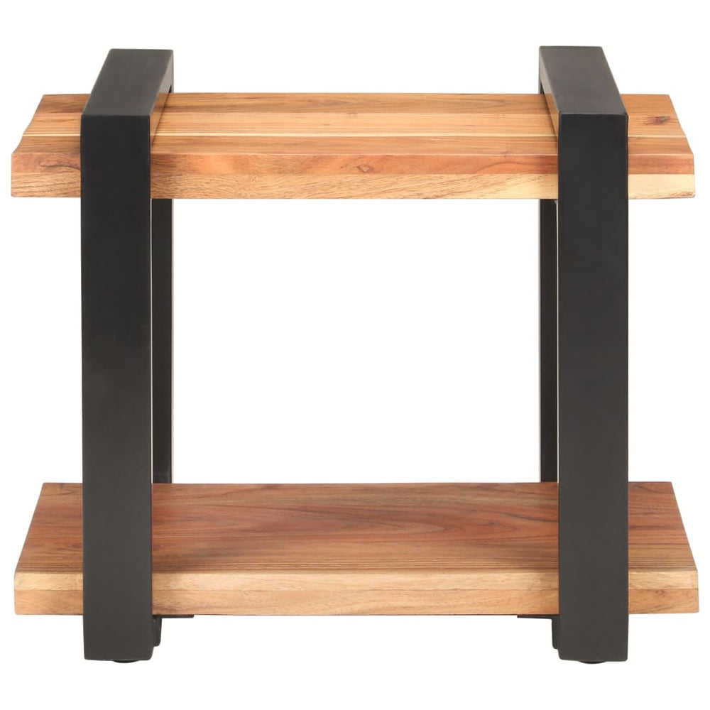 Akazie Massivholz Nachttisch 50x40x40 cm
