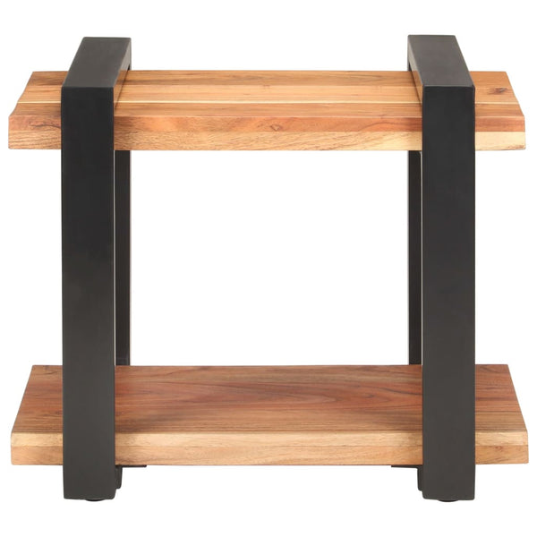 Akazie Massivholz Nachttisch 50x40x40 cm
