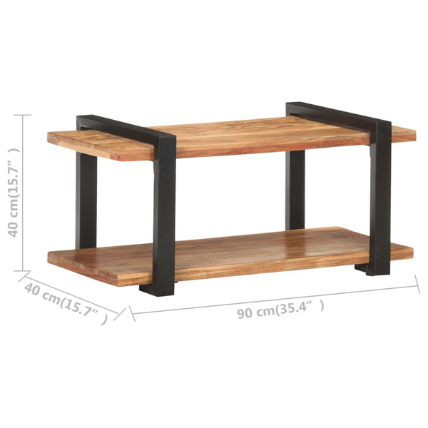 TV-Schrank Akazie Massivholz 90 cm