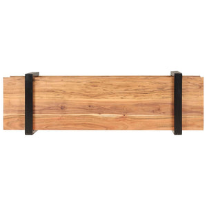 TV-Schrank Akazie Massivholz 130 cm