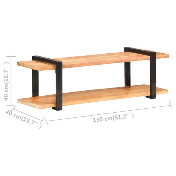 TV-Schrank Akazie Massivholz 130 cm