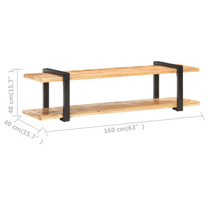 TV-Schrank 160 cm Mango Massivholz