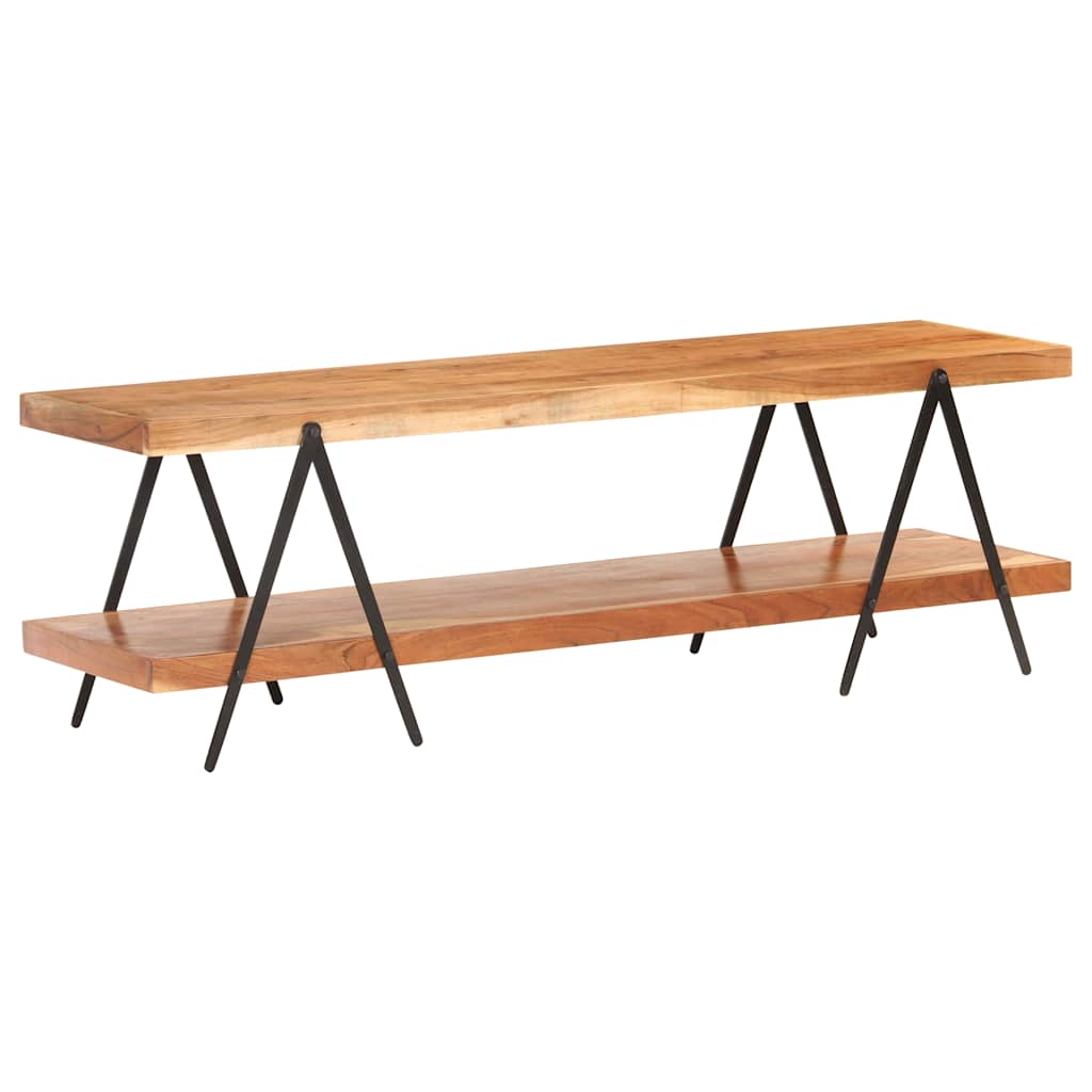 vidaXL Meuble TV 160x40x50 cm Bois d'acacia massif