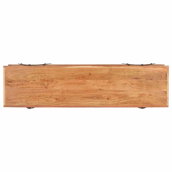 vidaXL Meuble TV 160x40x50 cm Bois d'acacia massif