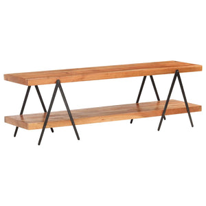 vidaXL Meuble TV 160x40x50 cm Bois d'acacia massif