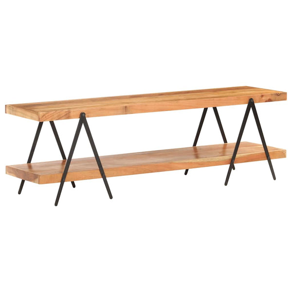vidaXL Meuble TV 160x40x50 cm Bois d'acacia massif