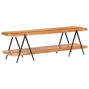 vidaXL Meuble TV 160x40x50 cm Bois d'acacia massif