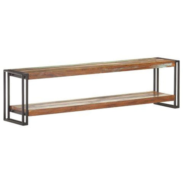 vidaXL Meuble TV 150x30x40 cm Bois massif recyclé