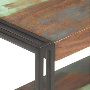 vidaXL Meuble TV 150x30x40 cm Bois massif recyclé