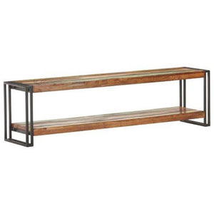 vidaXL Meuble TV 150x30x40 cm Bois massif recyclé