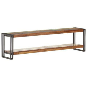 vidaXL Meuble TV 150x30x40 cm Bois massif recyclé