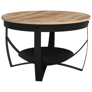 Couchtisch Mangoholz Ø68cm