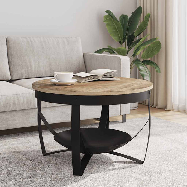 Couchtisch Mangoholz Ø68cm