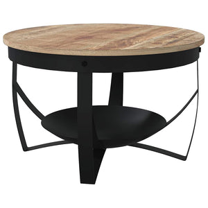 Couchtisch Mangoholz Ø68cm