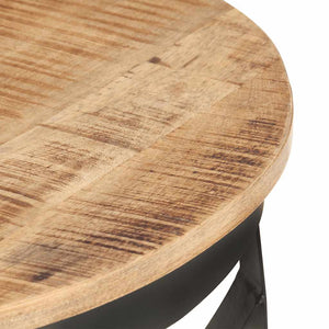 Couchtisch Mangoholz Ø68cm
