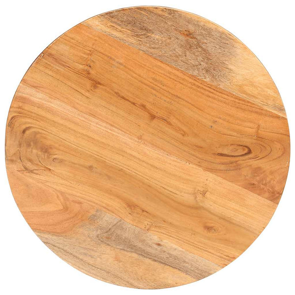 Akazie Couchtisch Massivholz Ø68cm