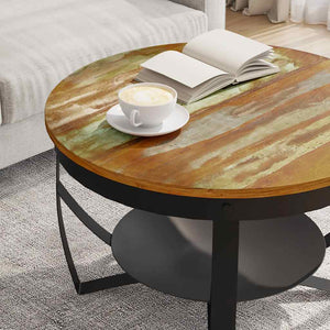 Couchtisch Altholz Ø68cm