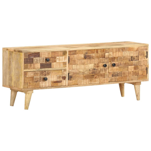 Meuble TV vidaXL 120x30x45 cm Bois de manguier massif