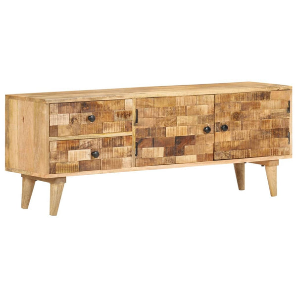 Meuble TV vidaXL 120x30x45 cm Bois de manguier massif