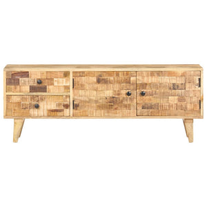 Meuble TV vidaXL 120x30x45 cm Bois de manguier massif