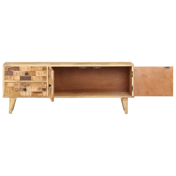 Meuble TV vidaXL 120x30x45 cm Bois de manguier massif