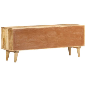 Meuble TV vidaXL 120x30x45 cm Bois de manguier massif