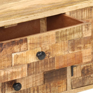 Meuble TV vidaXL 120x30x45 cm Bois de manguier massif