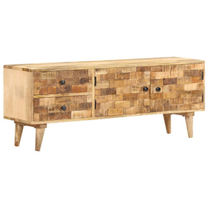 Meuble TV vidaXL 120x30x45 cm Bois de manguier massif