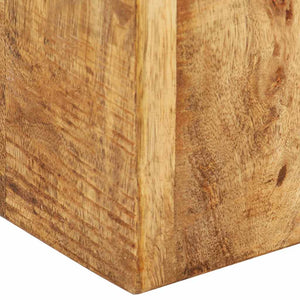 Massivholz Mango Pflanzenständer 2er Set