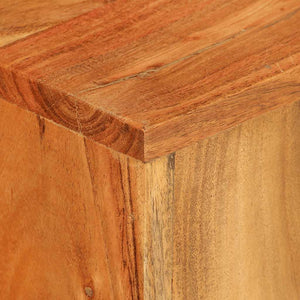 vidaXL Supports de plantes 2 pcs Bois d'acacia massif