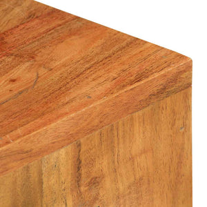 vidaXL Supports de plantes 2 pcs Bois d'acacia massif