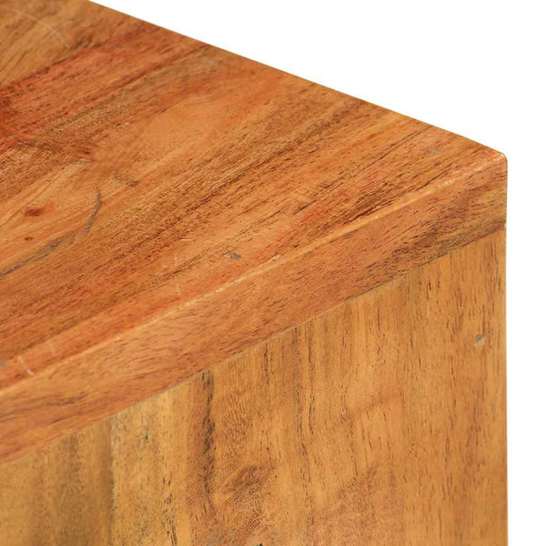 vidaXL Supports de plantes 2 pcs Bois d'acacia massif