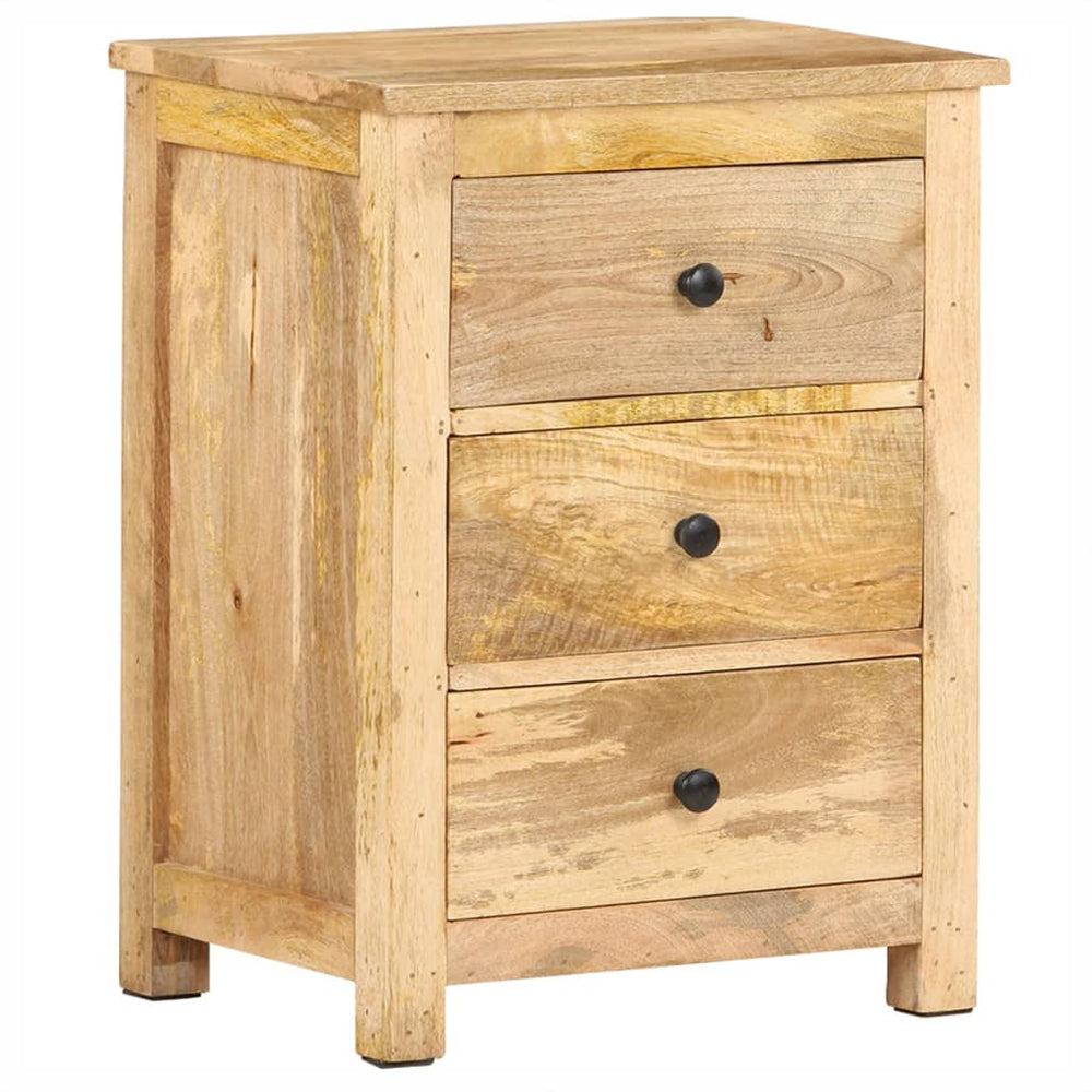Mango Nachttisch Massivholz 45x35x60 cm