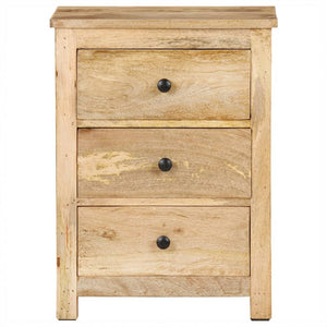Mango Nachttisch Massivholz 45x35x60 cm