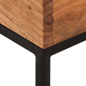 Akazie Beistelltisch 30x30 cm Massivholz